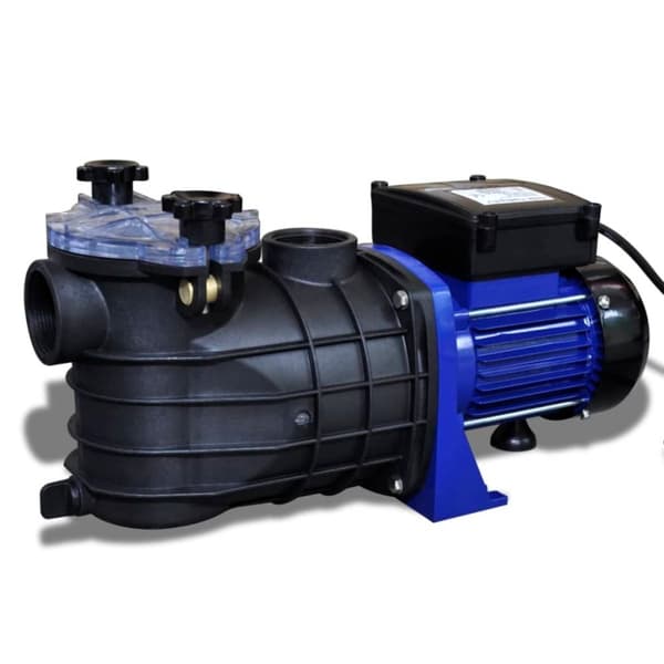 vidaXL poolpumpe elektrisk 500 W blå
