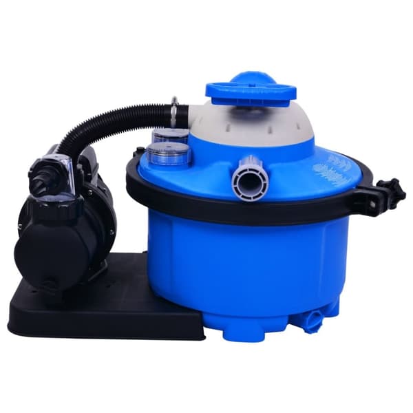 vidaXL sandfilterpumpe med timer 450 W 25 l