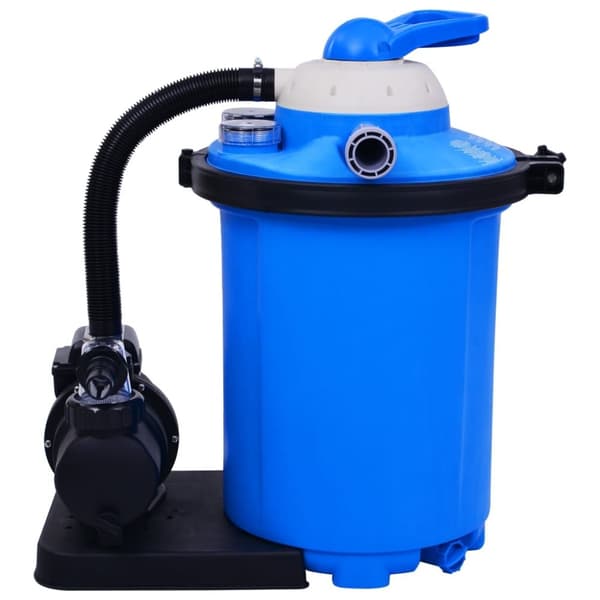 vidaXL sandfilterpumpe med timer 550 W 50 l