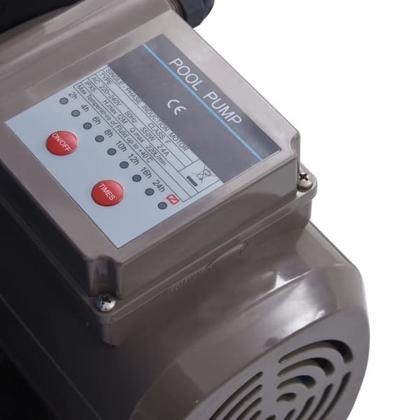 vidaXL sandfilterpumpe med timer 530 W 10980 l/t.