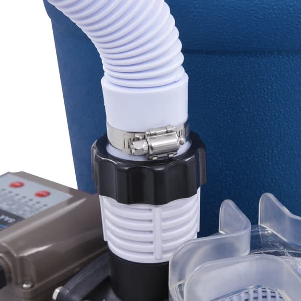 vidaXL sandfilterpumpe med timer 530 W 10980 l/t.
