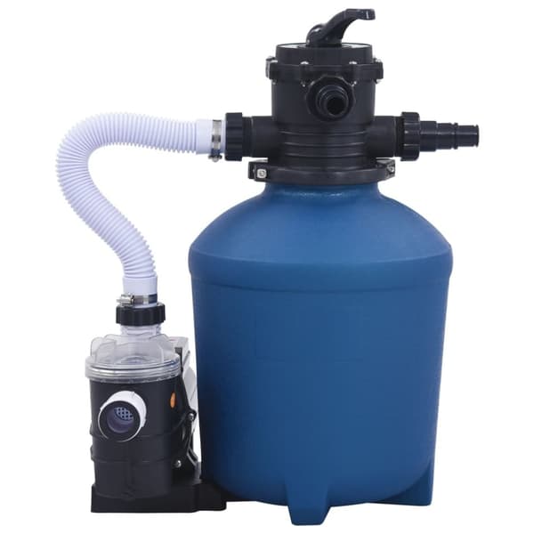 vidaXL sandfilterpumpe med timer 530 W 10980 l/t.