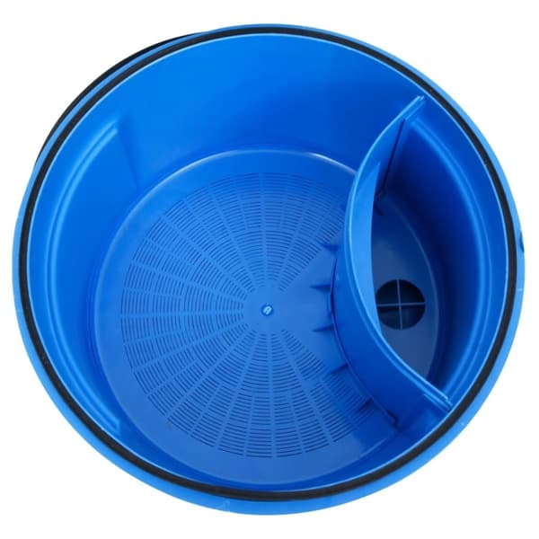 vidaXL Sandfilterpumpe blå og svart 385x620x432 mm 200 W 25 L
