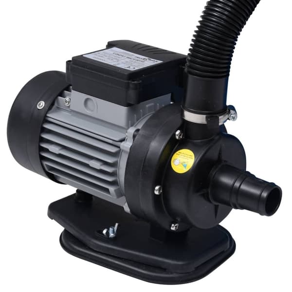 vidaXL Sandfilterpumpe blå og svart 385x620x432 mm 200 W 25 L