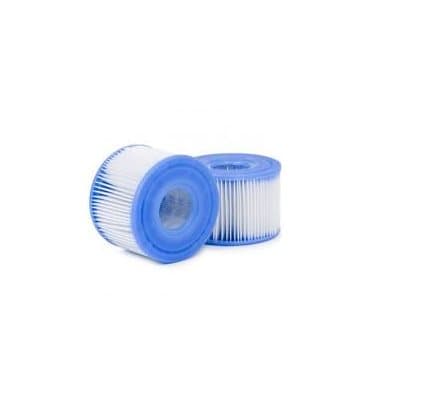 Pool filtre - 9 cm x ø8 cm - sæt med 4 stykker - type 1 pumpe - op til 1249 liter pr. time
