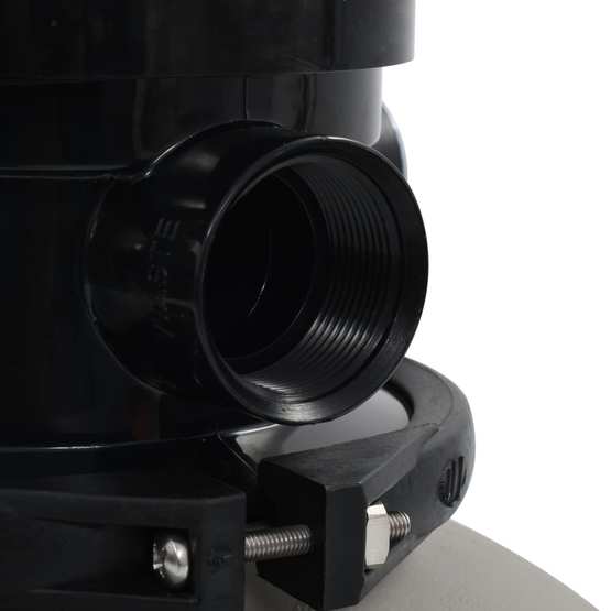 Sandfilter Med 4-Vägsventil Grå 350 Mm