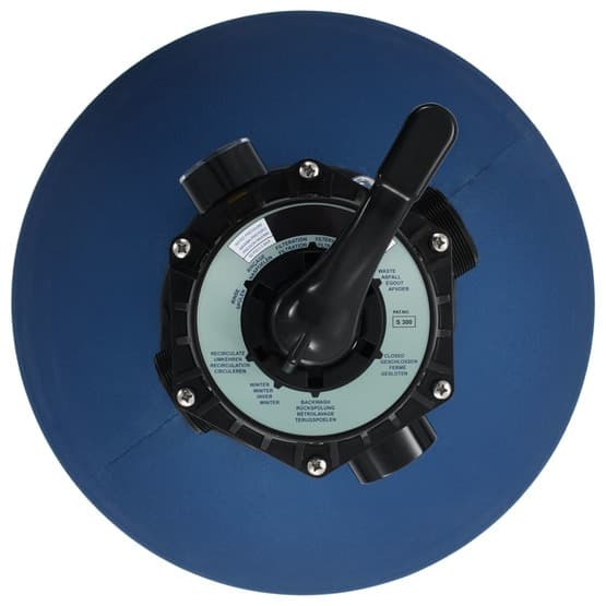 Sandfilter Och 6-Vägsventil Blå 660 Mm