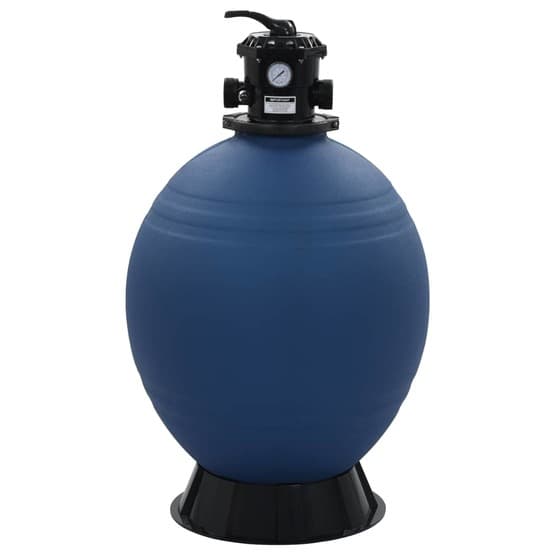 Sandfilter Och 6-Vägsventil Blå 660 Mm