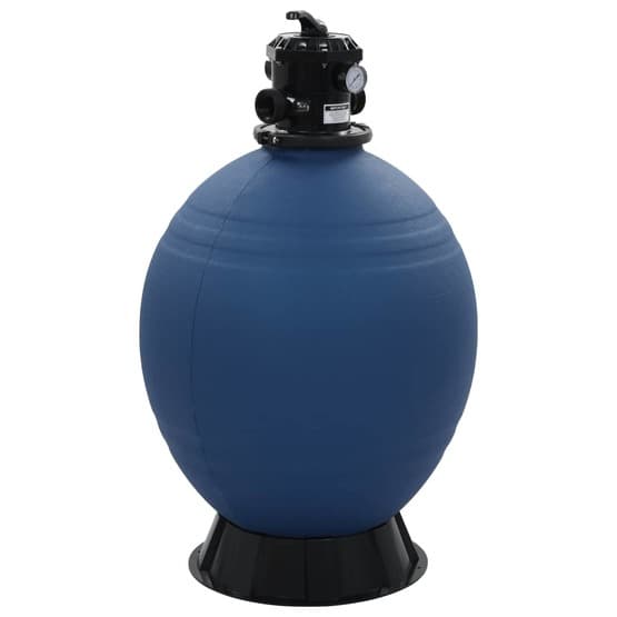 Sandfilter Och 6-Vägsventil Blå 660 Mm