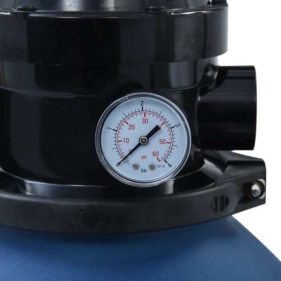 Sandfilter Och 4-Vägsventil Blå 300 Mm