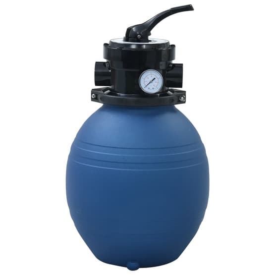 Sandfilter Och 4-Vägsventil Blå 300 Mm