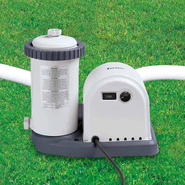 INTEX OPTIMO 636G patronfilter - Grå - Filterpump - Flöde 5678 liter/h