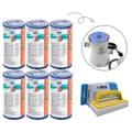 Pikkukuva 1 / 5: Bestway - Tyypin III suodattimet sopivat suodatinpumpulle 58389 - 6 kpl & WAYS kuurausharja