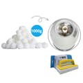 Pikkukuva 1 / 4: Flowclear Polysphere Filter Balls - 1000 grammaa & WAYS kuurausharja