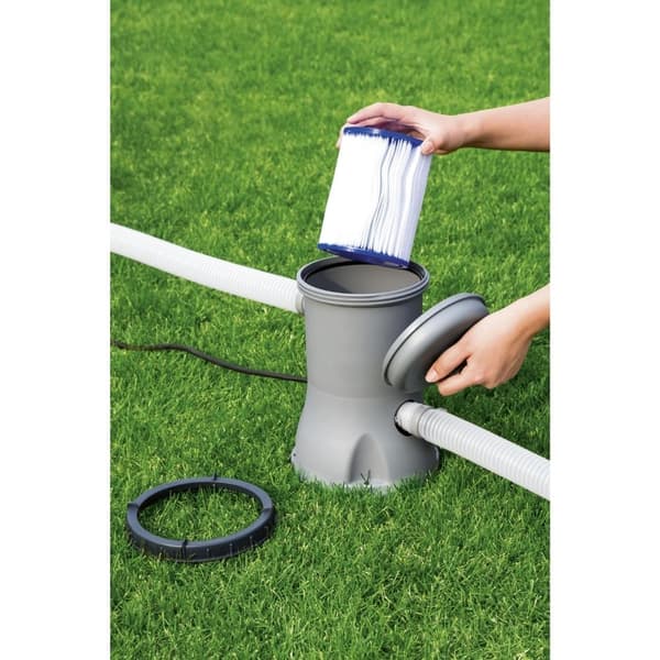 WAYS - Poolunderhåll - Paket Medium Deluxe & Filter Pump 3028 L/h & 12 Filter Typ II