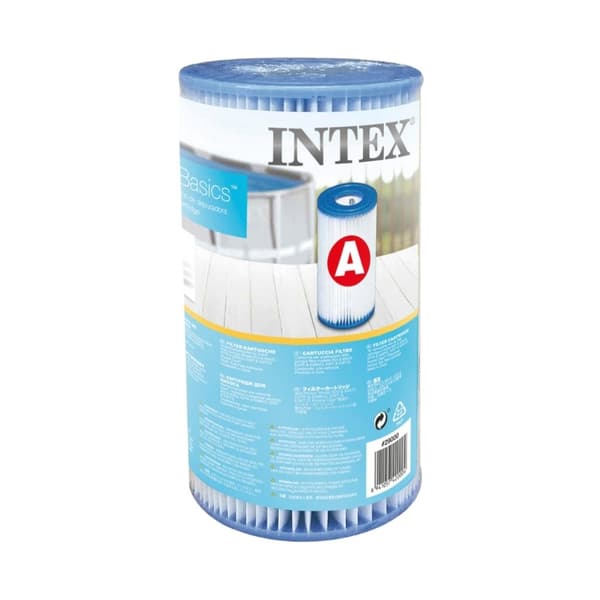 Intex Skimmer & Filter Pump 3407 L/h & 12 filter Typ A & WAYS skurborste