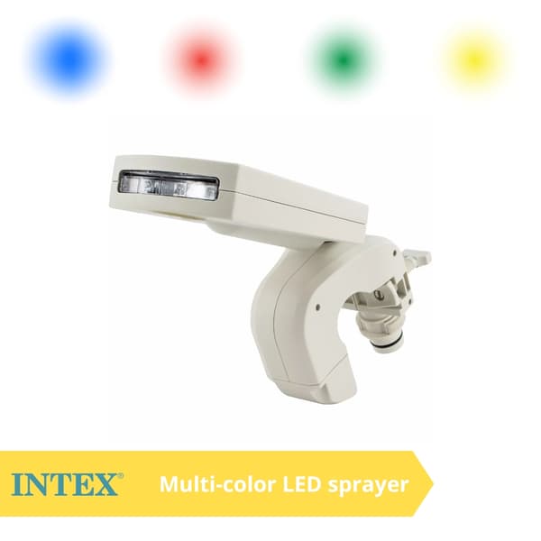Intex - suihkulähde ja suodatinpumppu 3407 l/h & WAYS kuurausharja