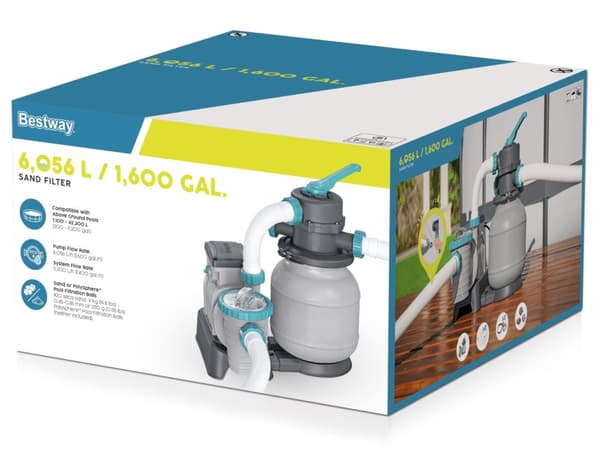 Bestway Flowclear Sandfilter Pump  6056L (2025 model)