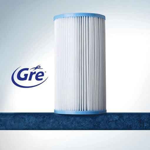 Patron för poolfilter - GRE - AR118IMP eller ASKOL - Patronfilter - Vit - Plast