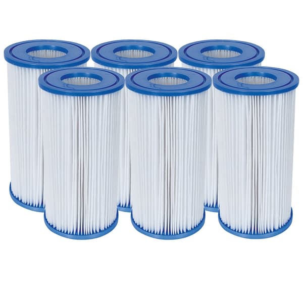 Poolfilter - Bestway - typ III - set om 6 delar