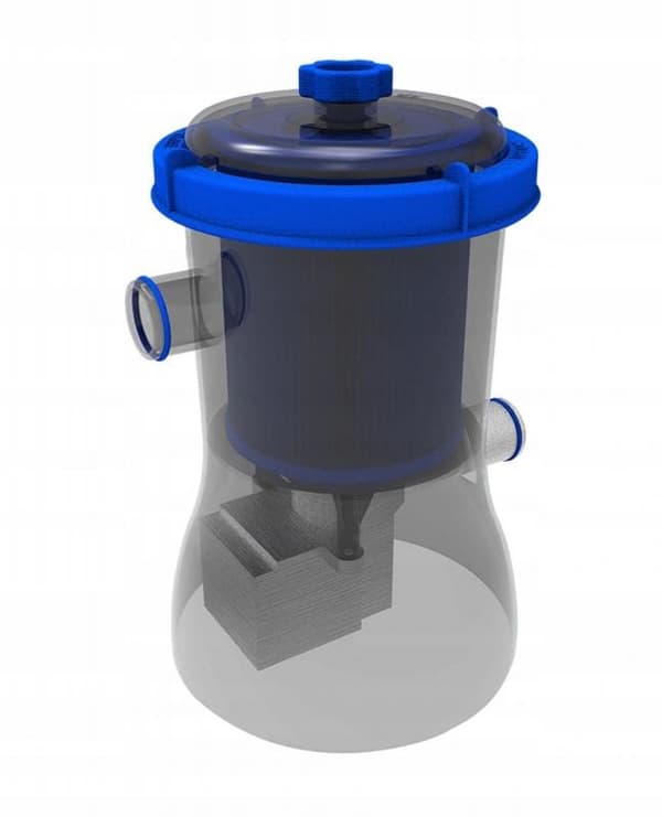 Bestway - svømmebassinpumpe - med filter - 2006 liter/time - grå