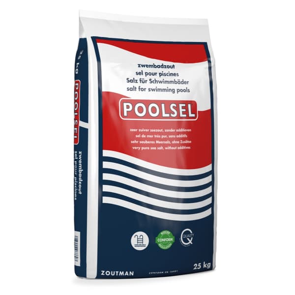 Poolsalt Polish - Lämplig för saltvattensystem - 100 kg & WAYS skurborste