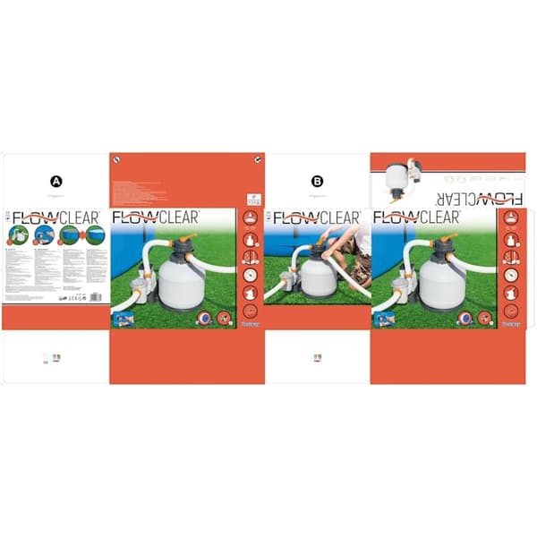 Bestway Flowclear Sandfilterpumpe 5678 L/t