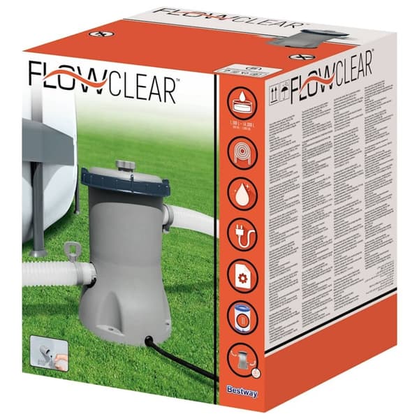 Bestway Flowclear filterpumpe til swimmingpool 2006 l/t