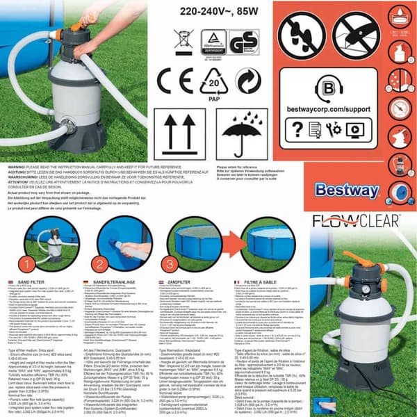 Bestway Flowclear Sandfilterpumpe