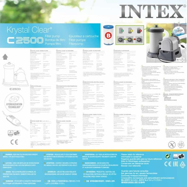 INTEX Filterpatronpumpe 9463 L/t 28634GS