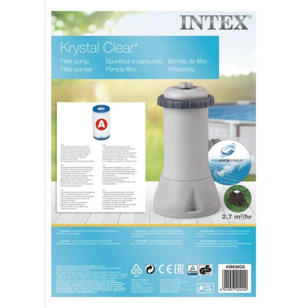 INTEX filterpumpe 3407 l/t. 28638GS