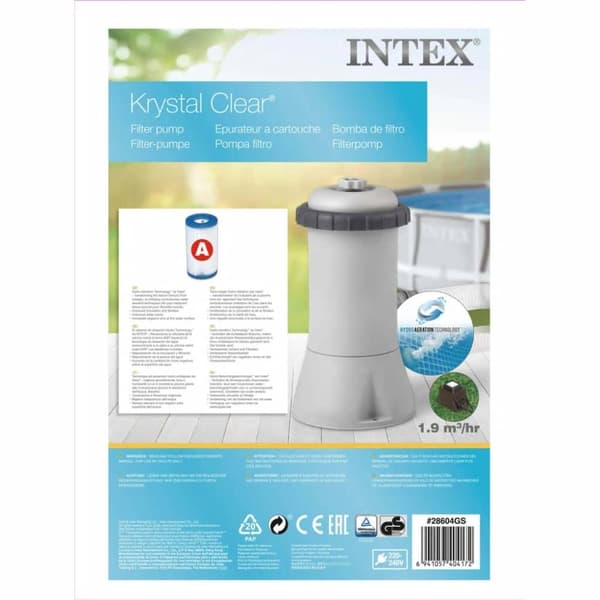 INTEX Patronfilterpump 2271 L/tim 28604GS