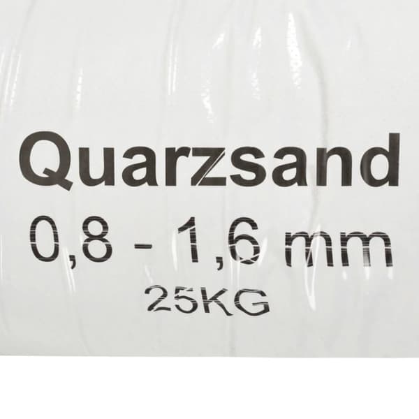 vidaXL filtersand 25 kg 0,8-1,6 mm