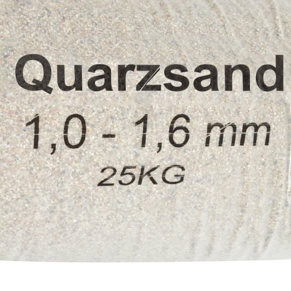 filtersand 25 kg 0,5-1,0 mm