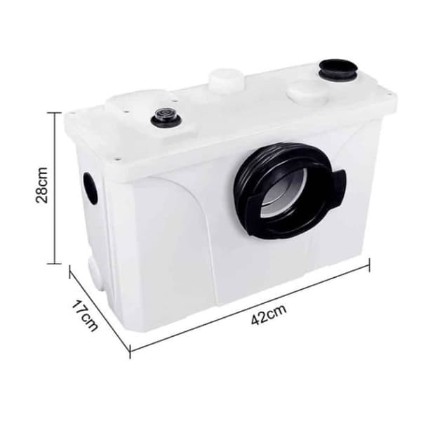 YUENFONG 4 I 1 avloppslyftsystem 700W Hushållsfekallyftpump Fekalmateriapump