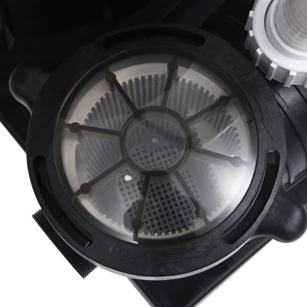 vidaXL Sandfilter med 7-vägsventil 1000 W-pump blå och svart -  Pool- & spafilter