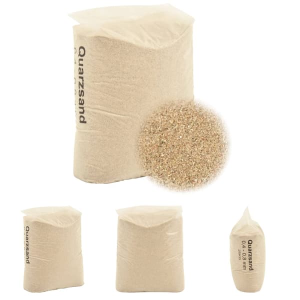 The Living Store filtersand 25 kg 0,4-0,8 mm -  Pool & spa – filtre