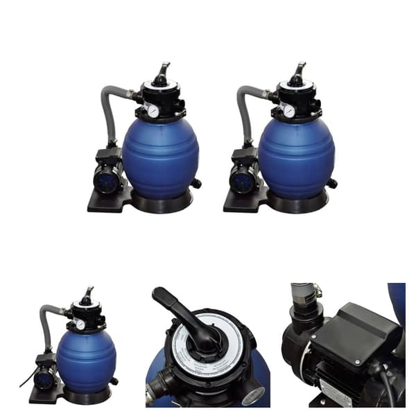 The Living Store sandfilterpumpe 2 stk. 400 W 11000 l/t -  Pool & spa – filtre