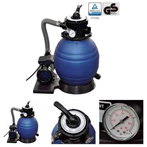 The Living Store sandfilterpumpe 400 W 11000 l/t -  Pool & spa – filtre