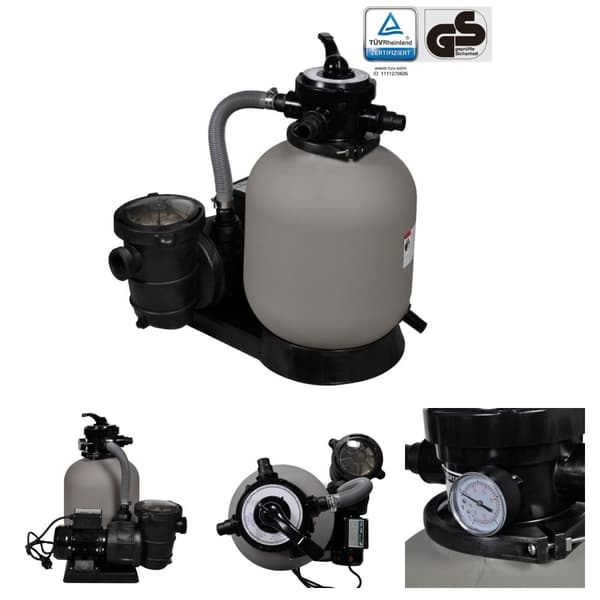 The Living Store sandfilterpumpe 600 W 17000 l/t -  Pool & spa – filtre
