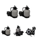 Pikkukuva 1 / 7: The Living Store Hiekkasuodatinpumput 2 kpl 600 W 17 000 l/h -  Uima- & porealtaan suodattimet