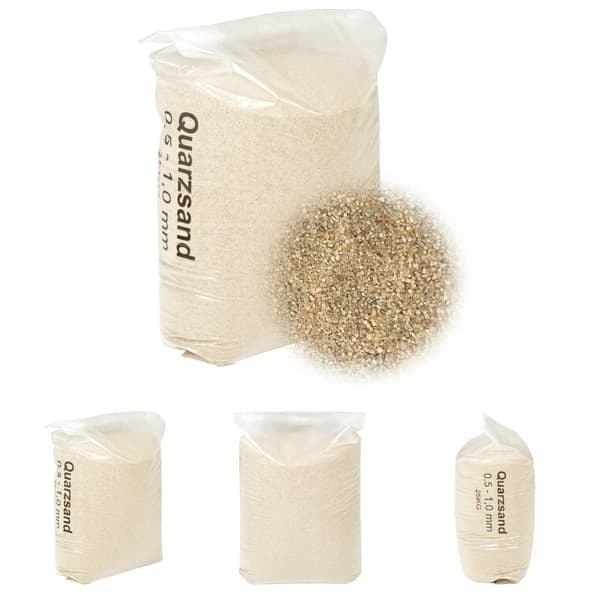 The Living Store Filtersand 25 kg 0,5-1,0 mm -  Pool- & spafilter