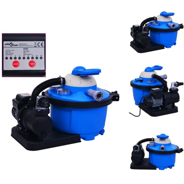 Pool & spa – filtre - Living sandfilterpumpe med timer 450 W 25 l