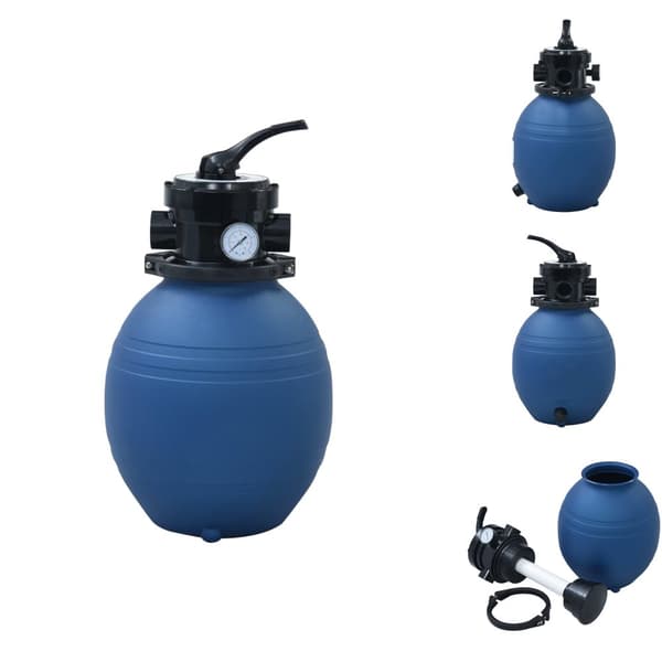 Pool & spa – filtre - Living sandfilter til pool ventil med 4 indstillinger 300 mm blå