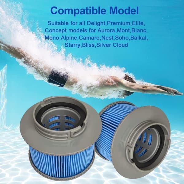 Suodatin ilmatäytteisille MSpa-altaille 4-pack - MSPA FD2089