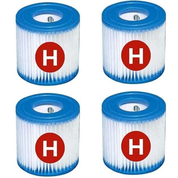 Set med 4 Intex-filtreringspatroner för poolfilter - Intex TYPE H
