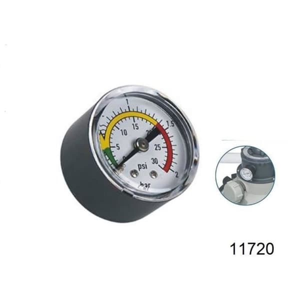 Tillbehör för sandpump - INTEX - 11720 - Tryckindikator - Rund - Sandfilter