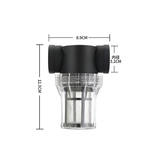 INF Inline vannfilter med 1" utvendig gjenge 100 Mesh