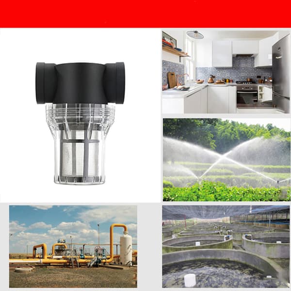 INF Inline vannfilter med 1" utvendig gjenge 100 Mesh