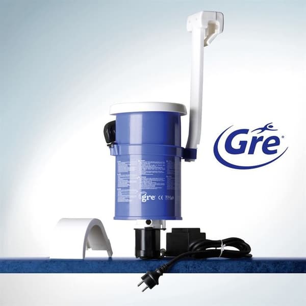 Nedsänkt patronfilter - GRE - 3,8 m3/h - NF P90-302 Standard